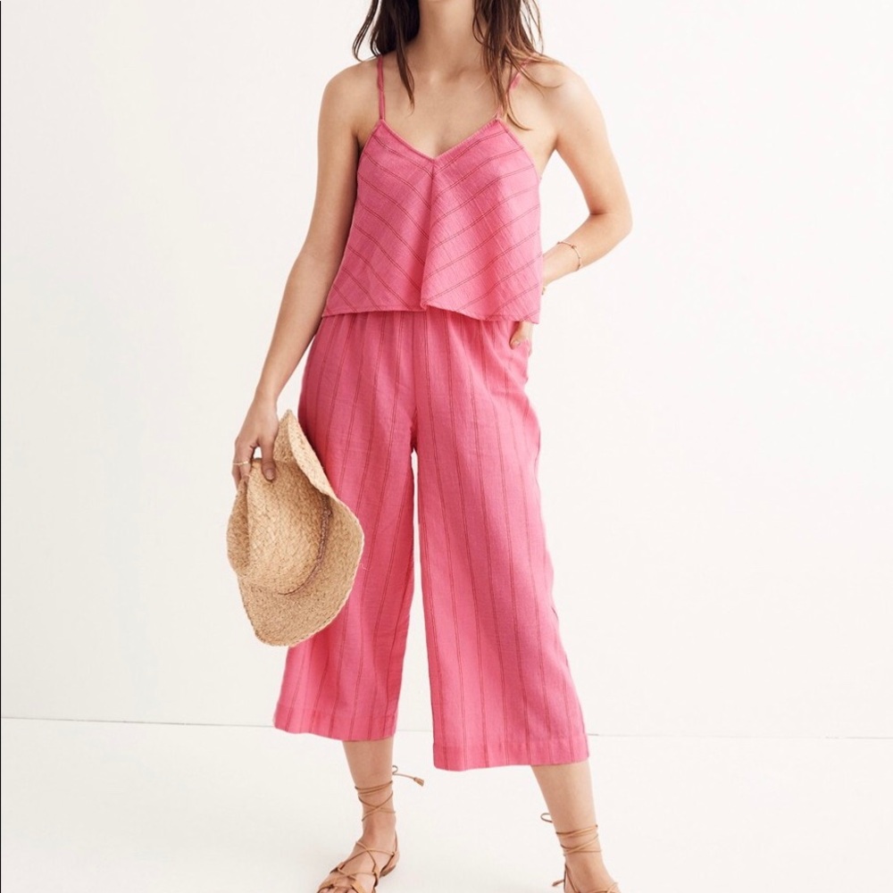 Madewell tank top with matching pants.
